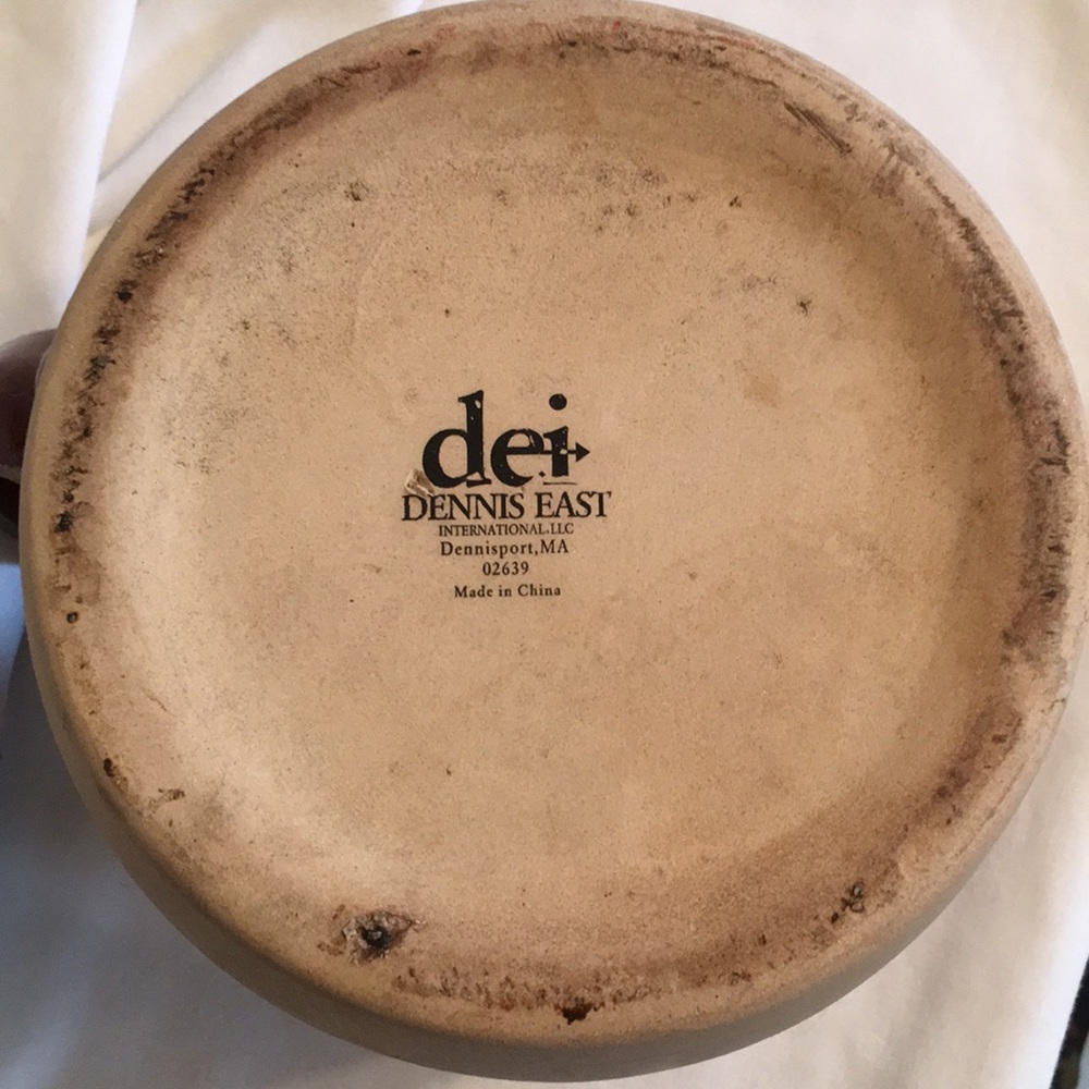 Rustic Reproduction Crock With Handle - Picture 4 of 4
